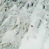 Elbrus region. Elbrus slopes. Gara-Bashi glacier. Rider - Konstantin Galat. Photo by Sergey Puzankov
