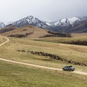 Russia, Caucasus. Road from Bylim to Chegem valley. RTP official car - VW Amarok Atakama. Photo by Daria Pudenko
