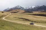 Russia, Caucasus. Road from Bylim to Chegem valley. RTP official car - VW Amarok Atakama. Photo by Daria Pudenko