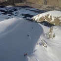 Russia, Caucasus, Elbrus region. RTP riders on Mt.Cheget slopes. Photo by Oleg Kolmovskiy (drone)