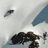 Russia, Caucasus, Elbrus region. Valley Medvezhie. Rider - Idris Uzdenov. Photo by Sergey Puzankov