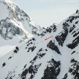 Russia, Caucasus, Elbrus region. Valley Medvezhie. New freeride route - rider Aleksey Vodolazkin. Photo by Sergey Puzankov