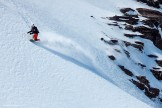 Russia, Caucasus, Elbrus region. Mt.Cheget. Rider - Konstantin Galat. Photo by Sergey Puzankov