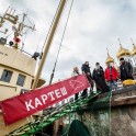 Полярная Экспедиция "Картеш", Архангельск. Епископ Нарьян-Марский и Мезенский Иаков и иерей Роман Тулакин присоединились к команде проекта экспедиции для осуществления миссионерской деятельности в труднодоступных прибрежных районах Большеземельской тундры, острова Вайгач и Новой Земли - самой северной епархии России. Фото: Константин Галат
