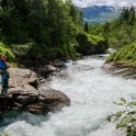 Норвегия. Река Myrkdalselva. Райдер Иван Рыбников. Фото – Олег Колмовский