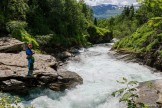 Норвегия. Река Myrkdalselva. Райдер Иван Рыбников. Фото – Олег Колмовский