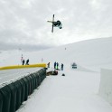 Италия. Ливиньо. Сноупарк Mottolino. Тренировки сборной России по фристайлу и слоупстайлу. Райдер – Лана Прусакова. Фото – Данила Ильющенко