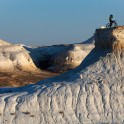 Казахстан. Плато Устюрт. Район Сор Тузбаир. Райдер - Петр Винокуров. Фото - Константин Галат