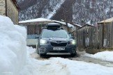 Грузия, регион Верхняя Рача. Дкеревня Геби. Subaru Forester - официальный авто проекта RideThePlanet. Фото – Владимир Горлов